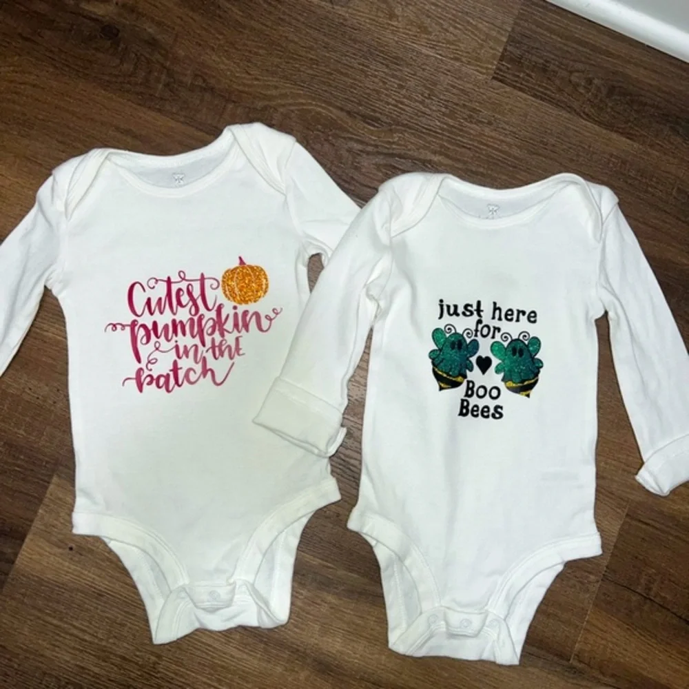 NWOT Koala Baby Essentials Halloween/Fall Theme Onesies